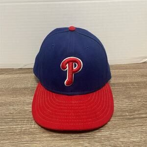 Philadelphia Phillies MLB New Era 59FIFTY Fitted Cap Blue Size 7 3/8